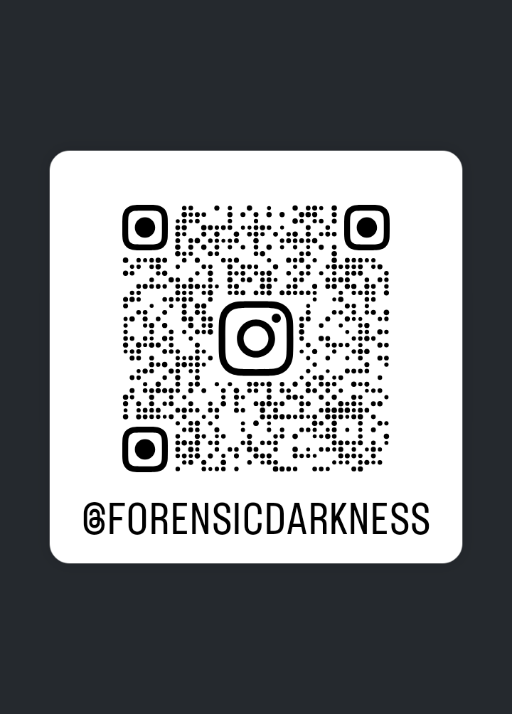 Instagram QR code for @forensicdarkness